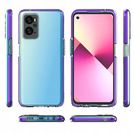 HURTEL ETUI DO OPPO A36 A76 A96 REALME 9I SPRING CASE SILIKONOWY Z RAMKĄ