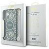 GUESS ETUI HARDCASE IML FLOWERS ALLOVER ELECTRO WITH PEARL STRAP DO MAGSAFE