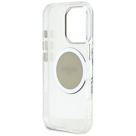 GUESS ETUI POKROWIEC MAGNETYCZNY DO MAGSAFE IPHONE 16 PRO LOGO CLASSIC