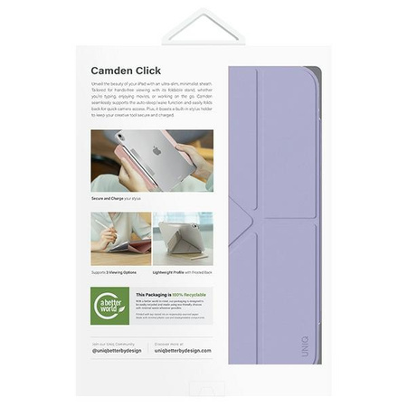 UNIQ ETUI POKROWIEC CAMDEN CLICK DO IPAD AIR 11 2024 2025 ZAMEK MAGNETYCZNY