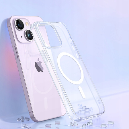 Etui magnetyczne, przeŸroczyste, do iPhone 14 Pro, McDodo