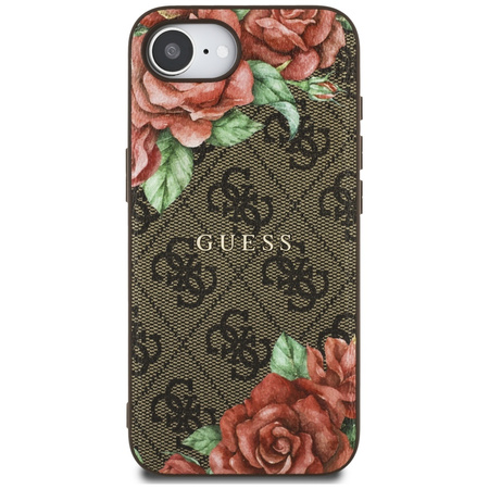 GUESS ETUI 4G FLOWERS PRINT DO MAGSAFE DO IPHONE 16E KOMPATYBILNE Z IPHONE