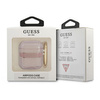 Guess  GUA2HHTSP AirPods cover różowy/pink Strap Collection