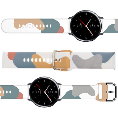 Strap Moro opaska do Samsung Galaxy Watch 46mm silikonowy pasek bransoletka do zegarka wzór 2