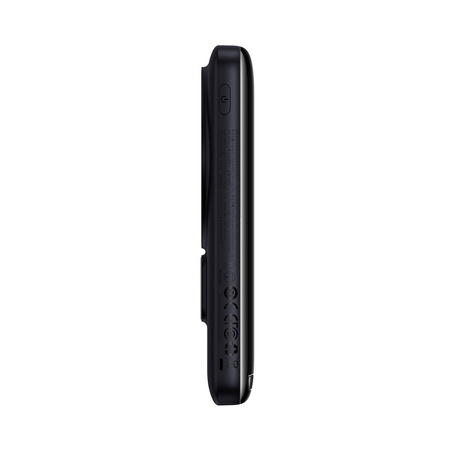 Baseus Magnetic Bracket powerbank z bezprzewodowym ładowaniem MagSafe 10000mAh 20W Overseas Edition niebieski (PPCX000203) + kabel USB Typ C Baseus Xiaobai Series 60W 0,5m