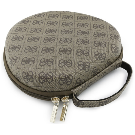 Etui na słuchawki Guess Carry Box brązowy