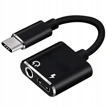 CO2 ADAPTER USB-C MINI JACK 3,5MM PRZEJŚCIÓWKA KABEL AUX DO SAMSUNG APPLE Z DAC