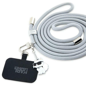 Etui Karl Lagerfeld KLUCNMSCKIG Universal CBDY Cord pasek - czarne