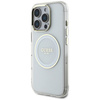 GUESS ETUI CASE IML METAL CIRCLE DO IPHONE 16 PRO DO MAGSAFE KLASYK LOGO