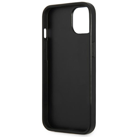 GUESS CASE HARDCASE DO IPHONE 13 14 15 6.1 SAFFIANO Z LOGO TRIANGLE KIESZEŃ