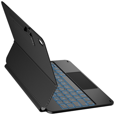 Etui Typecase Edge z klawiaturą do iPad 11" (A16) 2025 / iPad 10.9" 2022 włókno węglowe