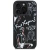 Etui Karl Lagerfeld Grained Pattern & Logo MagSafe do iPhone 16 Pro czarny