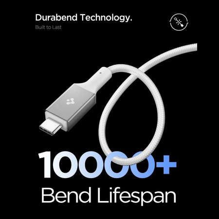 SPIGEN EB10015CC ESSENTIAL TYPE-C CABLE 100W 150CM WHITE
