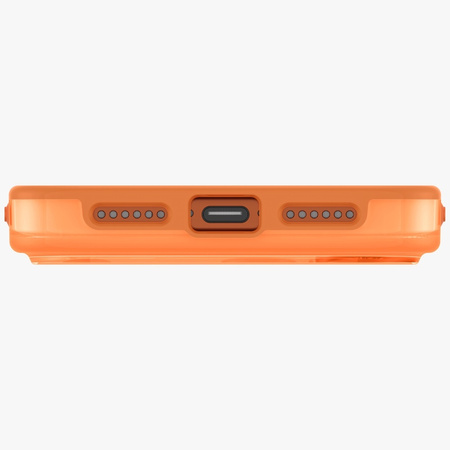Etui UNIQ Clario do iPhone 17 Pro        Magclick Charging pomarańczowy