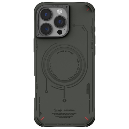 Skinarma etui Mecha iPhone 16 Pro 6.3 Magnetic Charging oliwkowy/olive