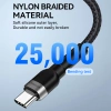 WOZINSKY KABEL USB-A USB-C 2.4A DO TELEFONÓW TABLETÓW 1M SZYBKIE ŁADOWANIE