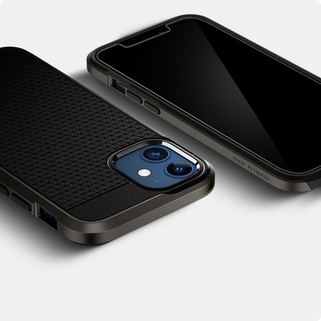 SPIGEN SZKŁO HARTOWANE GLAS.TR EZ FIT DO IPHONE 12 MINI 2-SZTUKI WZMOCNIONE