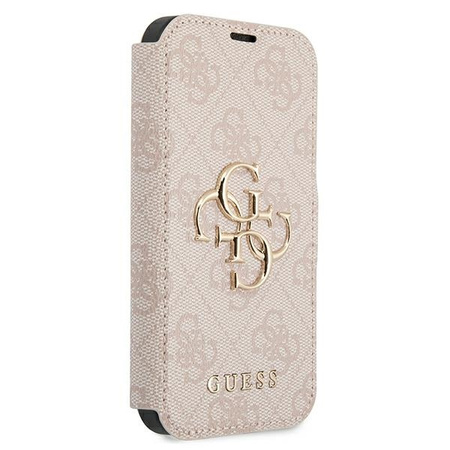 GUESS ETUI Z LOGO DO IPHONE 13 PRO MAX 6,7 KSIĄŻKA Z METALOWYM WYKOŃCZENIEM