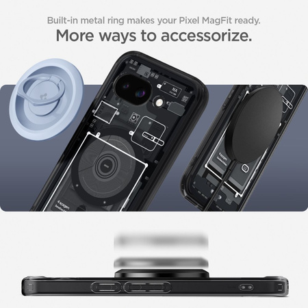 SPIGEN CASE OCHRONNY ULTRA HYBRID DO GOOGLE PIXEL 9A KOMPATYBILNY