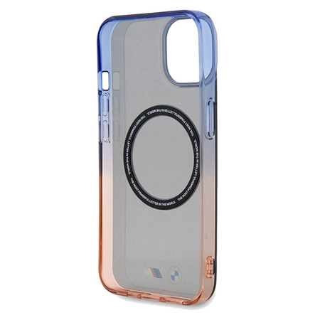 BMW HARDCASE DO MAGSAFE BUMPER DO IPHONE 15 PLUS 14 PLUS 6.7 SZARY GRADIENT