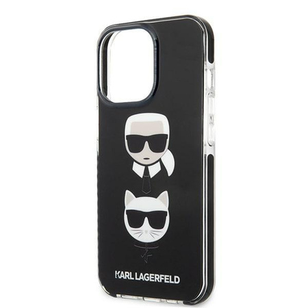 Karl Lagerfeld KLHCP13XTPE2TK iPhone 13 Pro Max 6,7" hardcase czarny/black Karl&Choupette Head