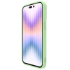 Silikonowe etui Nillkin CamShield Silky Silicone Case do iPhone 15 Pro z osłoną na aparat - miętowe
