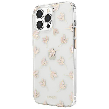 Etui Uniq Coehl Fleur na iPhone 13 Pro / 13 - różowe