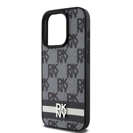DKNY ETUI HARDCASE DO IPHONE 15 PRO MAX 6.7 Z PASKIEM I WZOREM CHECKERED