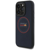 Red Bull RBHMP15X24PUILVR iPhone 15 Pro Max 6.7 hardcase granatowy/navy Leather Red Ring MagSafe