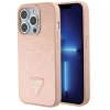 GUESS ETUI DO IPHONE 15 PRO MAX Z LOGO TRIANGLE I METALOWYM WYKOŃCZENIEM