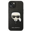Karl Lagerfeld KLHCP14MSAPKHK iPhone 14 Plus 6,7" czarny/black hardcase Saffiano Karl`s Head Patch