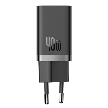 Ładowarka sieciowa Baseus GaN5 Pro 40W 2xUSB-C - czarna