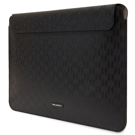 Karl Lagerfeld Sleeve KLCS14SAKLHPK 14 czarny/black Saffiano Plaque