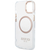 Guess GUHMP15MHTRMD iPhone 15 Plus/ 14 Plus 6.7 złoty/gold hard case Metal Outline Magsafe