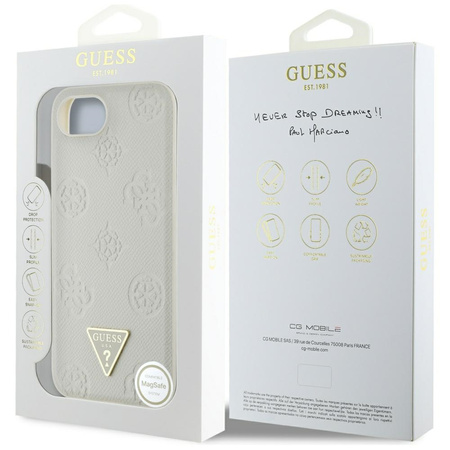 GUESS CASE POKROWIEC MAGNETYCZNY DO IPHONE 16E DO MAGSAFE Z LOGO TRIANGLE