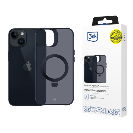 3MK ETUI CASE DO IPHONE 14 PLUS SMOKE CASE OCHRONA EKRANU MAG&STAND