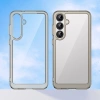 HURTEL ETUI OUTER SPACE DO SAMSUNG GALAXY S25+ Z ŻELOWĄ RAMKĄ TRANSPARENTNE