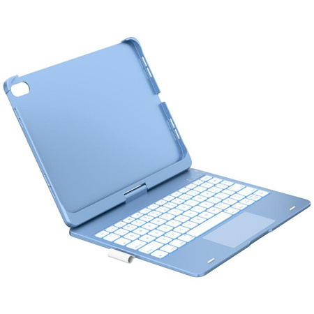 Etui Typecase Flexbook Touch z klawiaturą do iPad 11" (A16) 2025 / iPad 10.9" 2022 jasno niebieski