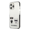 Etui Karl Lagerfeld KLHCP13LTPEKCW na iPhone 13 Pro / 13 hardcase - białe Karl&Choupette