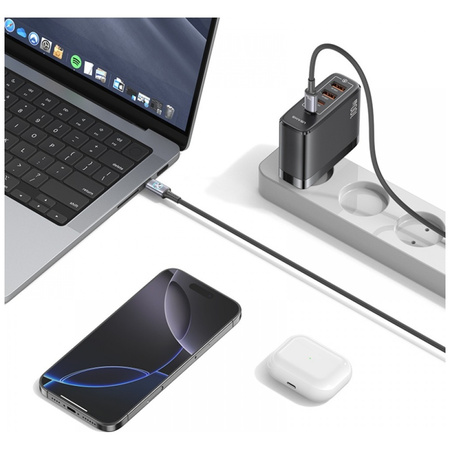 USAMS KABEL 240W USB-C DO USB-C 1,2M DO ŁADOWANIA TELEFONÓW SAMSUNG