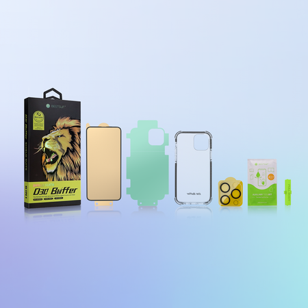 Bestsuit 6w1 zestaw do iPhone 11 Pro Max etui / szkło hartowane flexi / folia na tył / szkło na aparat / ściereczki / aplikator (D30 Buffer)