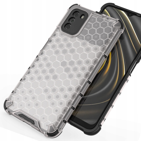 HURTEL HONEYCOMB ETUI PANCERNE Z ŻELOWĄ RAMKĄ DO XIAOMI POCO M3 OCHRONNE