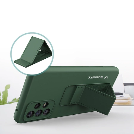 WOZINSKY KICKSTAND CASE DO SAMSUNG GALAXY A73 Z PODSTAWKĄ OCHRONĄ TELEFONÓW