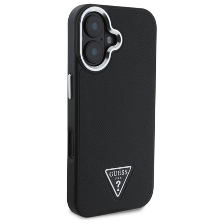 GUESS ETUI DO IPHONE 16 PLUS 6.7 HARDCASE Z DO MAGSAFE GRINED TRIANGLE