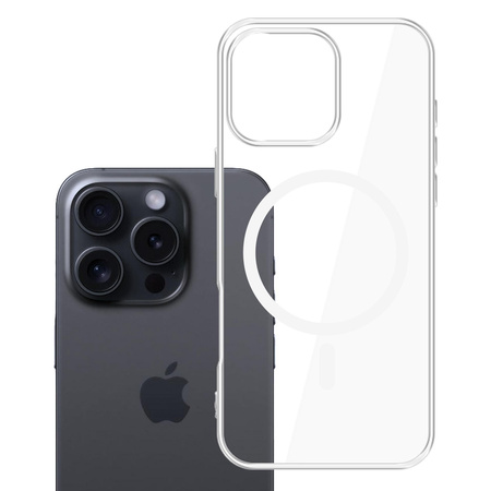 3MK CLEAR MAGCASE ETUI DO IPHONE 16 PRO MAX OCHRONA TELEFONU Z MAGNETYCZNYM