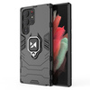 Wozinsky Ring Armor etui Samsung Galaxy S23 Ultra pancerny pokrowiec uchwyt magnetyczny ring czarne