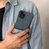 HURTEL ECO CASE ETUI DO IPHONE 12 POKROWIEC SILIKONOWY Z OCHRONĄ TELEFONU