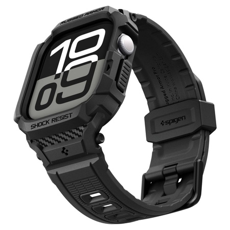 SPIGEN RUGGED ARMOR ”PRO” V2 APPLE WATCH 10 / 11 (42 MM) MATTE BLACK