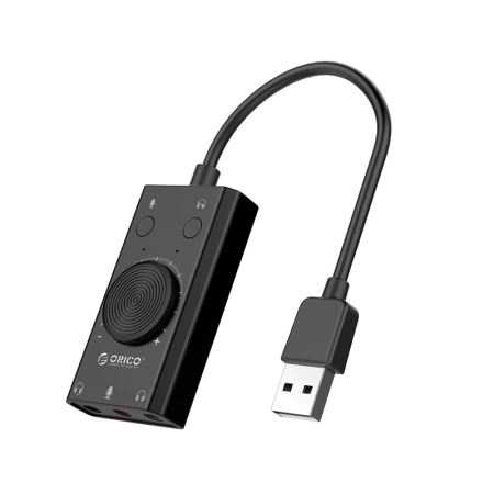 ORICO KARTA DŹWIĘKOWA ZEWNETRZNA SC2 DO KOMPUTERA USB-A 7.1 AUDIO KONWERTER