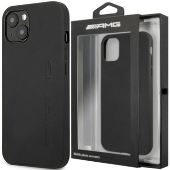 AMG AMHCP14MDOLBK iPhone 14 Plus 6,7" czarny/black hardcase Leather Hot Stamped